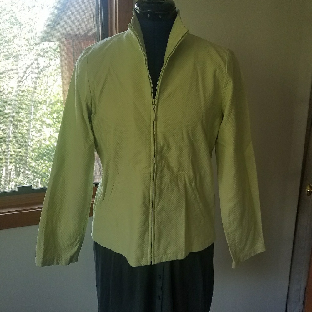 Eileen Fisher waffle jacket